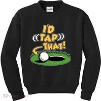 Funny Golfing Id Tap That Kids Sweatshirt thumb 0