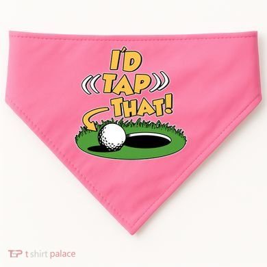 Funny Golfing Id Tap That USA-Made Doggie Bandana