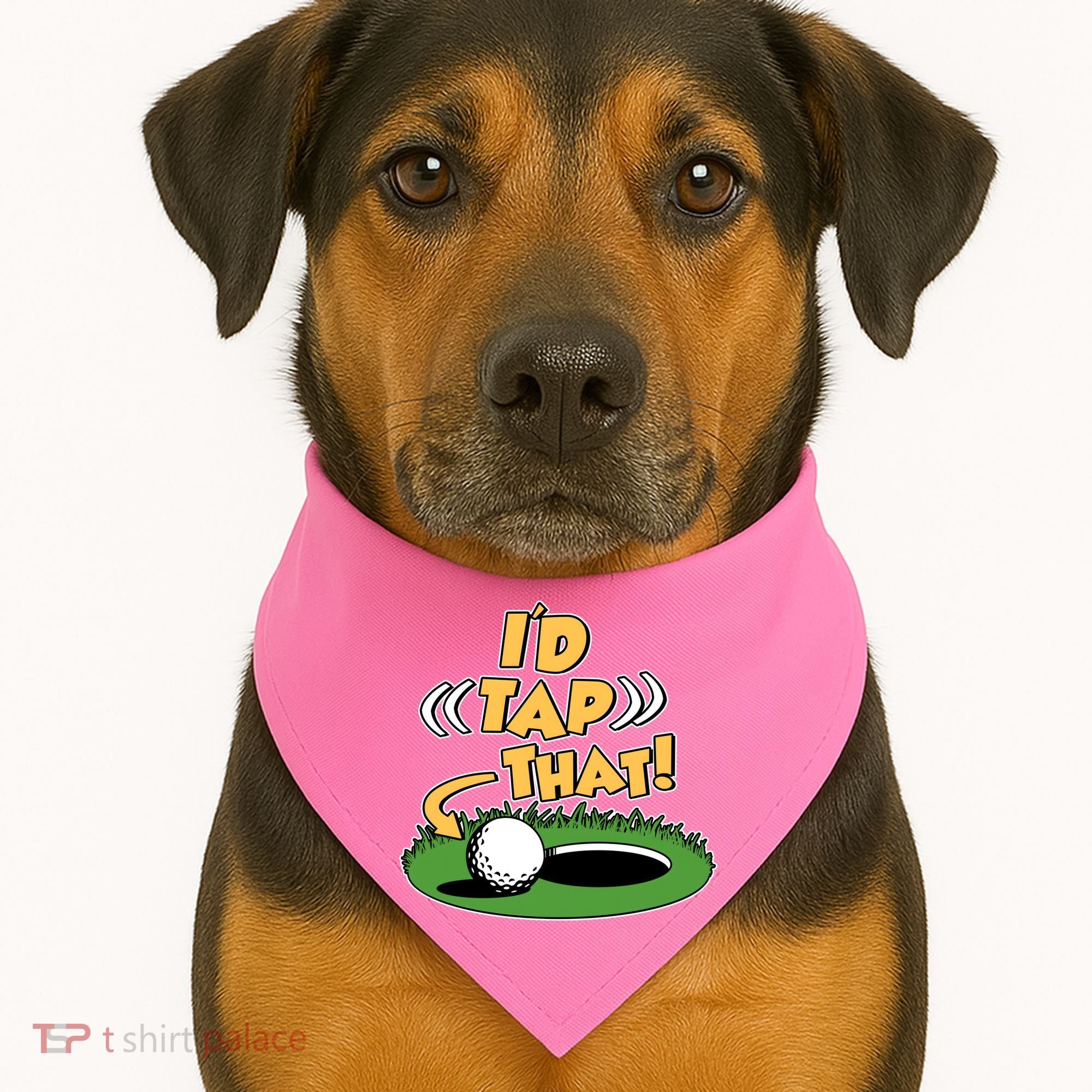 Funny Golfing Id Tap That USA-Made Doggie Bandana