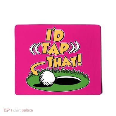Funny Golfing Id Tap That Mousepad