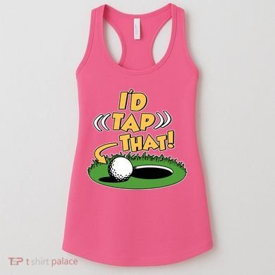 Funny Golfing Id Tap That Women's Tank Top