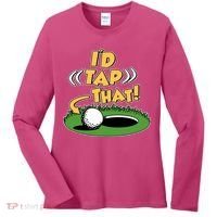 Funny Golfing Id Tap That Women's Long Sleeve Shirt thumb 0