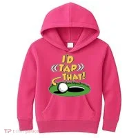 Funny Golfing Id Tap That Kids Hoodie thumb 0