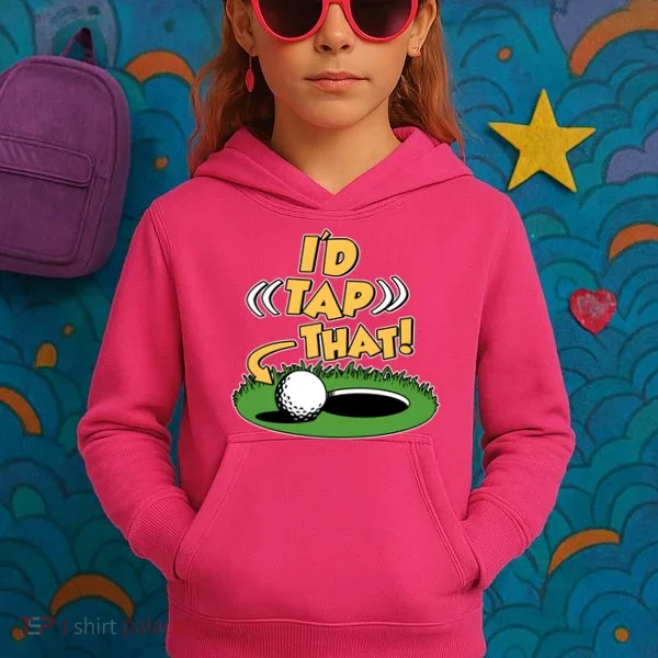 Funny Golfing Id Tap That Kids Hoodie