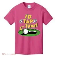 Funny Golfing Id Tap That Kids T-Shirt thumb 0
