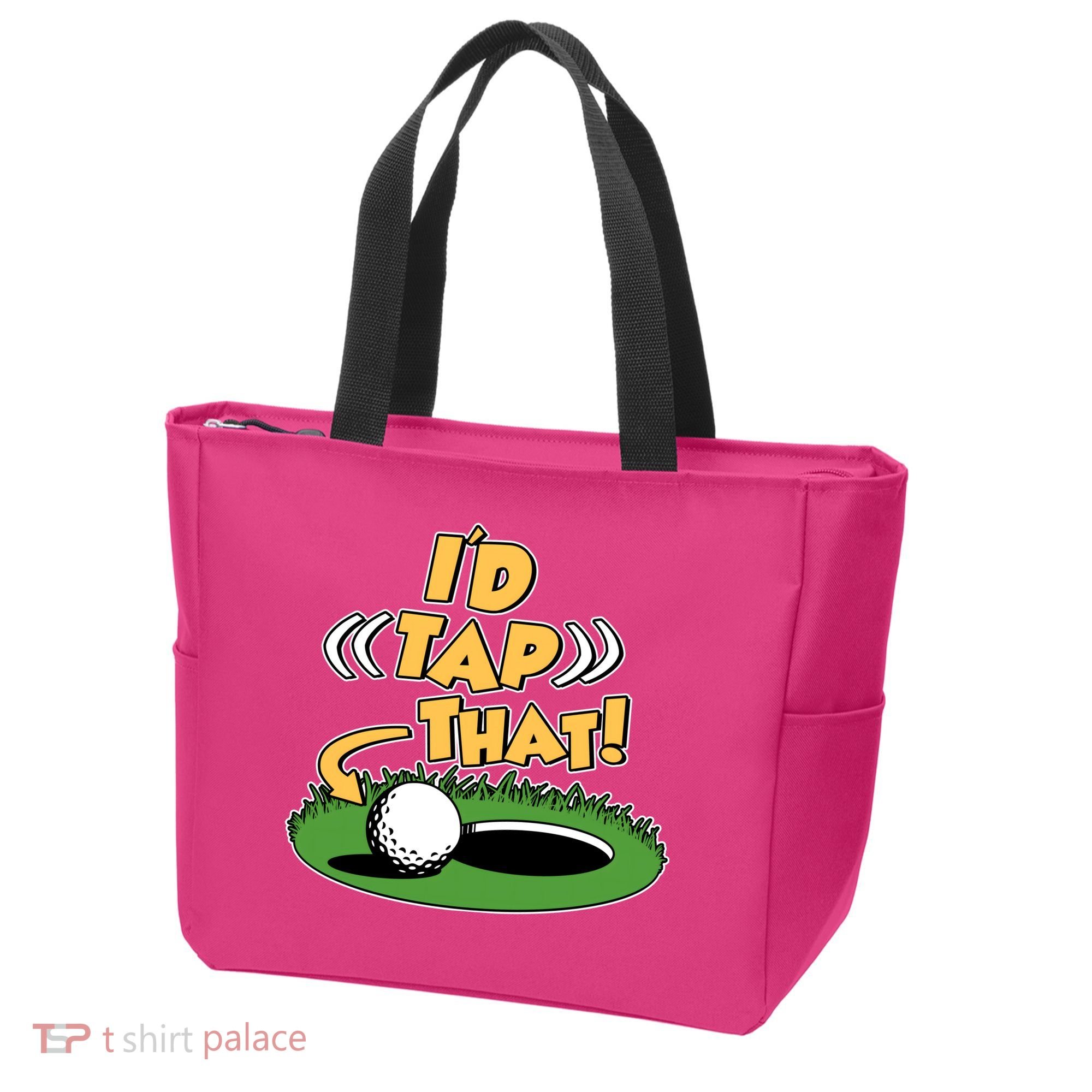 Funny Golfing Id Tap That Tote Bag