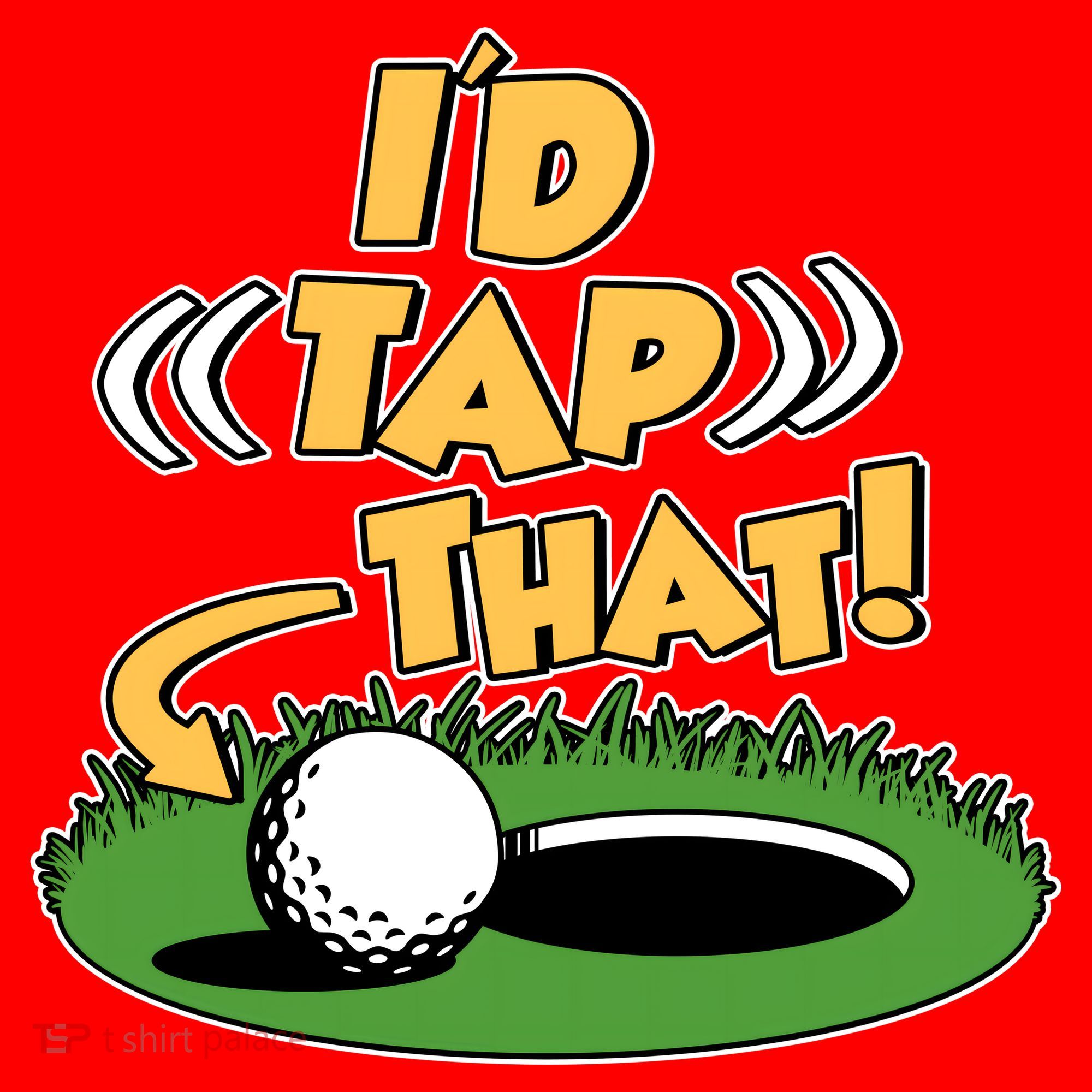 Funny Golfing Id Tap That Santa Hat