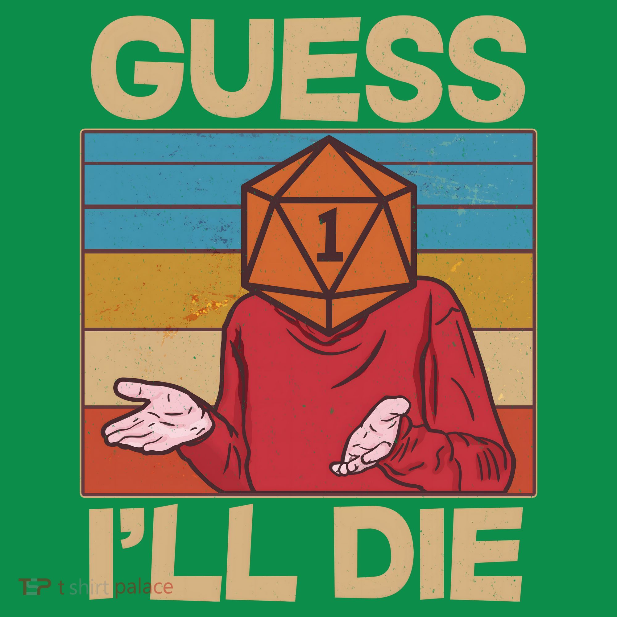 Funny Guess I'll Die Meme DnD Dice Dungeon And Dragons Fan Mousepad