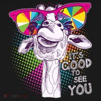 Funny Giraffe It's Good To See You Toddler Hoodie thumb 2