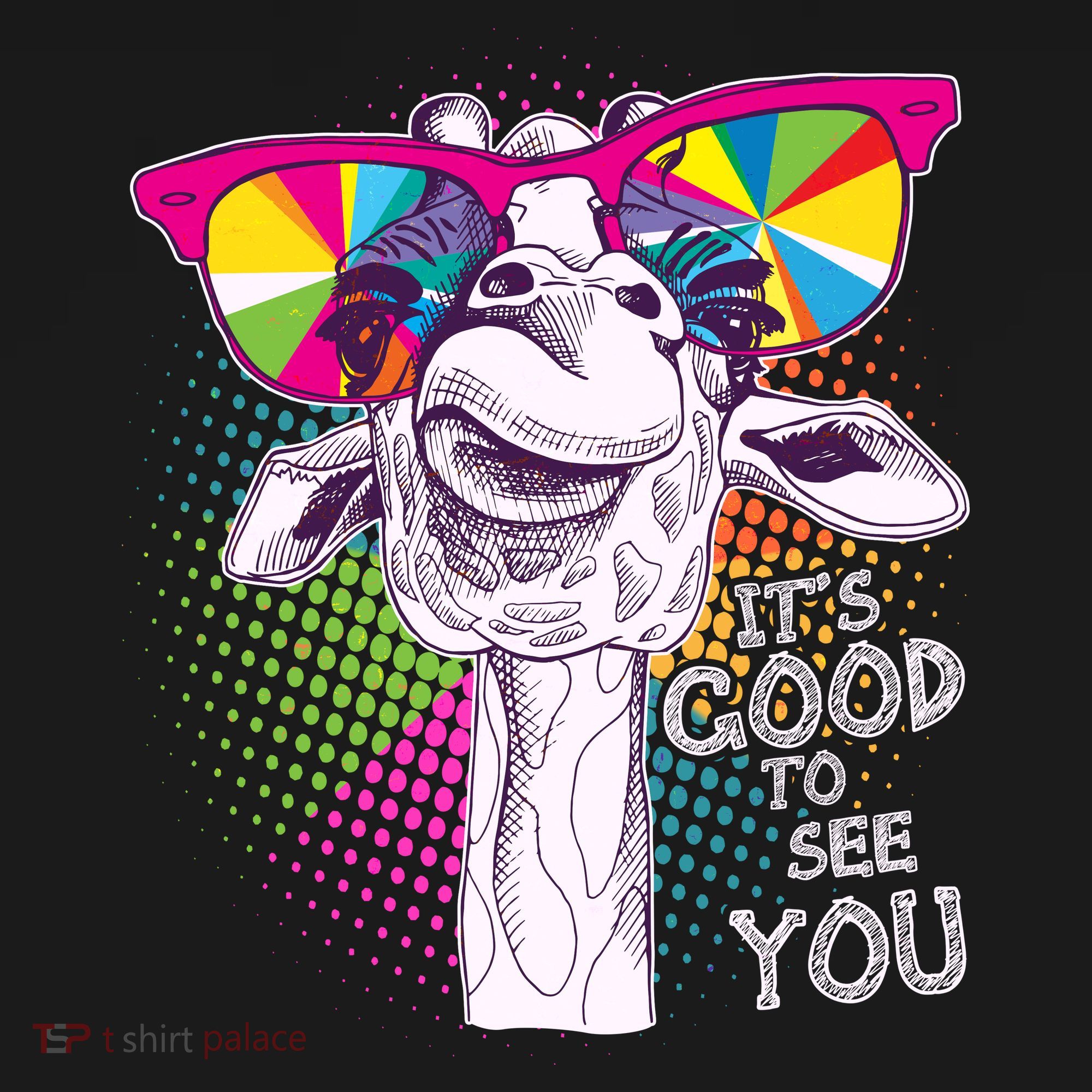 Funny Giraffe It's Good To See You Toddler Hoodie
