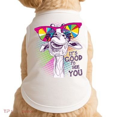 Funny Giraffe It's Good To See You Doggie Tank