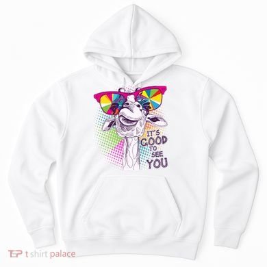 Funny Giraffe It's Good To See You Hoodie