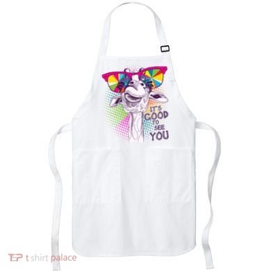Funny Giraffe It's Good To See You Apron