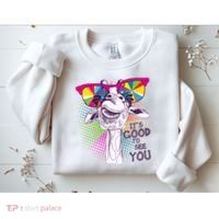 Funny Giraffe It's Good To See You Sweatshirt thumb 2