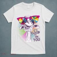 Funny Giraffe It's Good To See You T-Shirt thumb 5