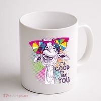Funny Giraffe It's Good To See You Coffee Mug thumb 1