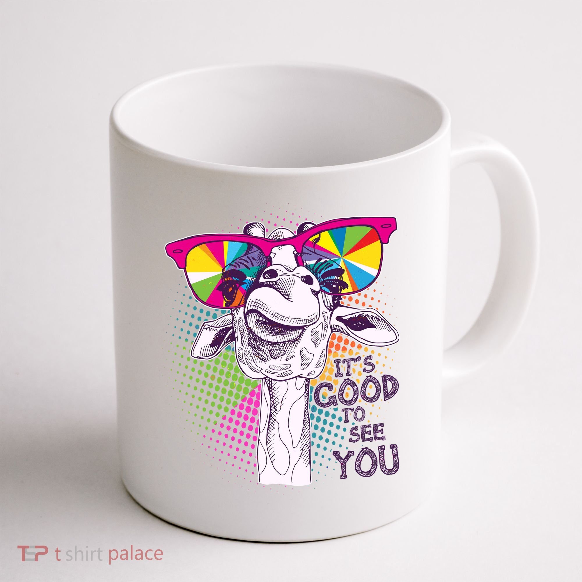 Funny Giraffe It's Good To See You Coffee Mug