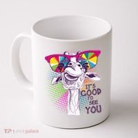 Funny Giraffe It's Good To See You Coffee Mug thumb 0