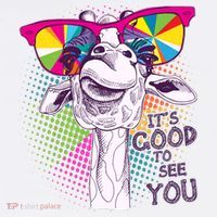 Funny Giraffe It's Good To See You Hat thumb 2