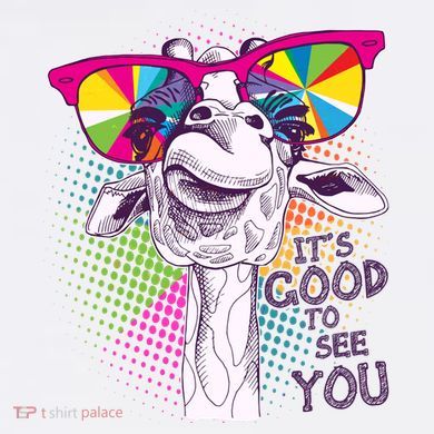Funny Giraffe It's Good To See You Women's Perfect Tri Rocker Tank