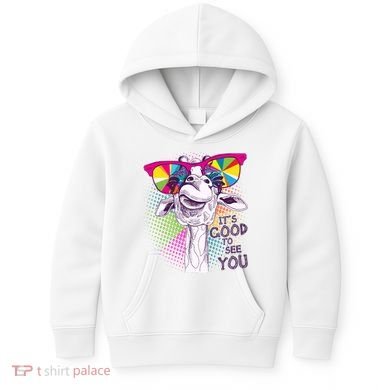 Funny Giraffe It's Good To See You Kids Hoodie