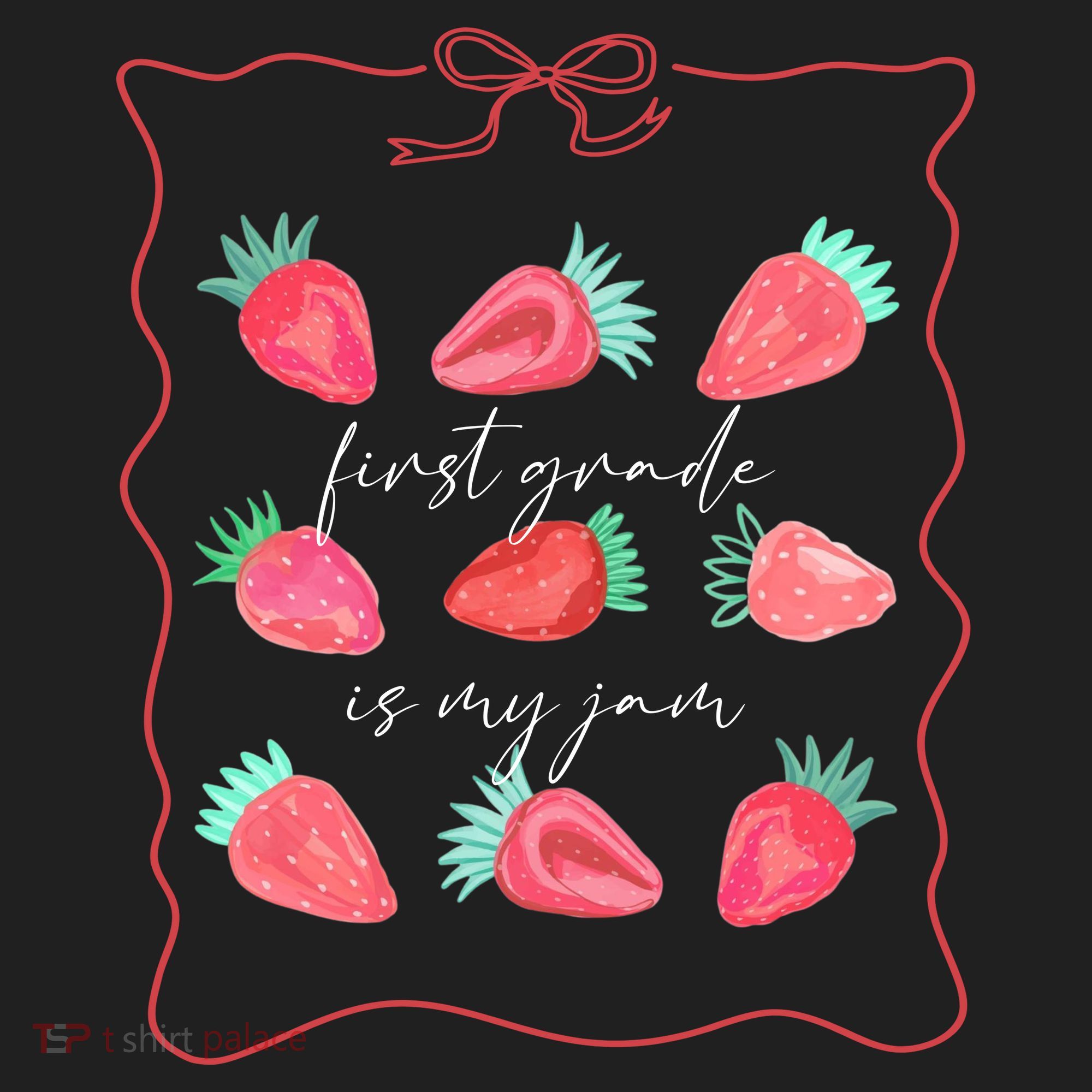 First Grade Is My Jam Strawberry 1st Grade Teacher Beanie