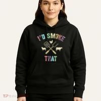 Funny Grilling ID Smoke That Grills Chef Pit Meat Gangster Hoodie thumb 5