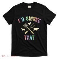 Funny Grilling ID Smoke That Grills Chef Pit Meat Gangster T-Shirt thumb 0