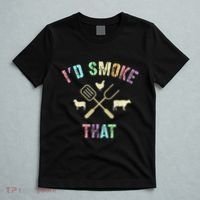 Funny Grilling ID Smoke That Grills Chef Pit Meat Gangster T-Shirt thumb 5