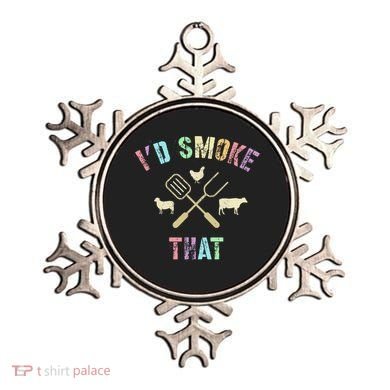 Funny Grilling ID Smoke That Grills Chef Pit Meat Gangster Ornament