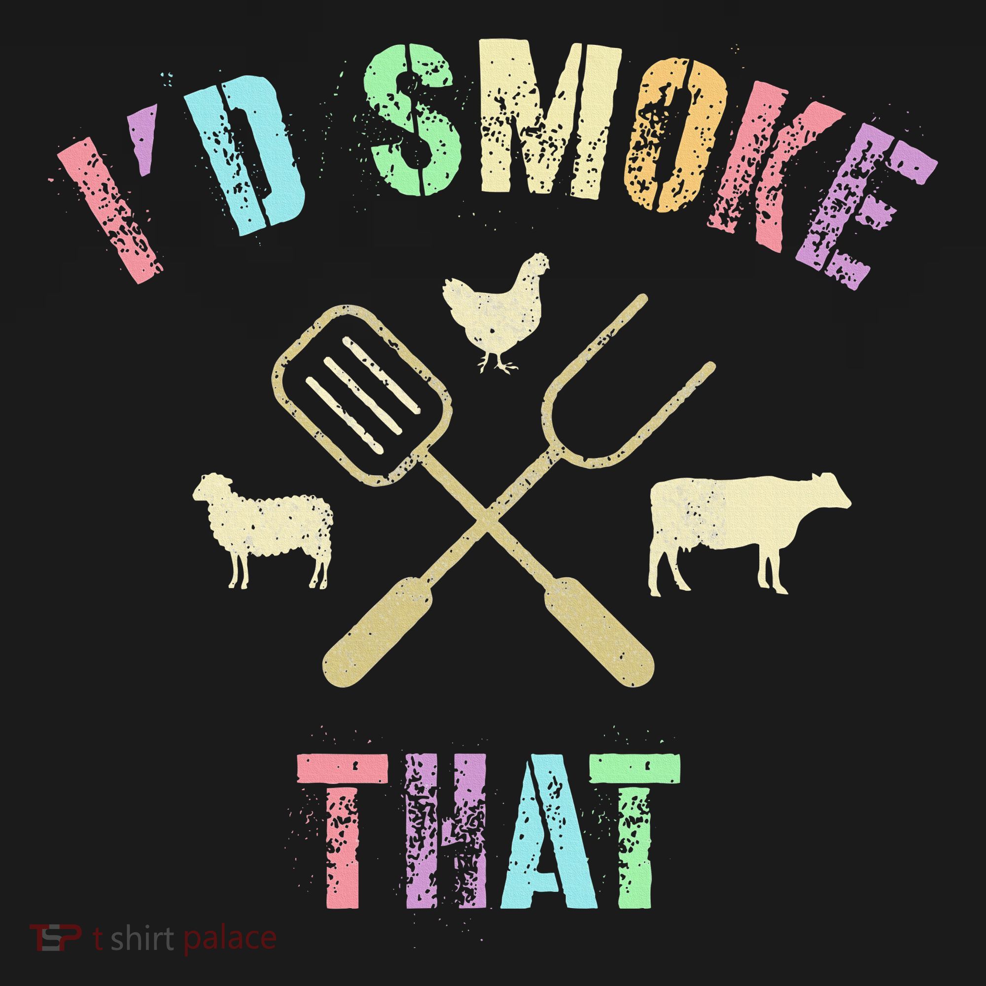 Funny Grilling ID Smoke That Grills Chef Pit Meat Gangster Women's Tank Top