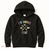 Funny Grilling ID Smoke That Grills Chef Pit Meat Gangster Kids Hoodie thumb 0