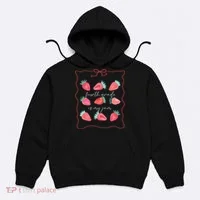 Fourth Grade Is My Jam Strawberry 4th Grade Teacher Hoodie thumb 0