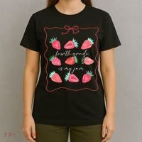 Fourth Grade Is My Jam Strawberry 4th Grade Teacher T-Shirt thumb 4