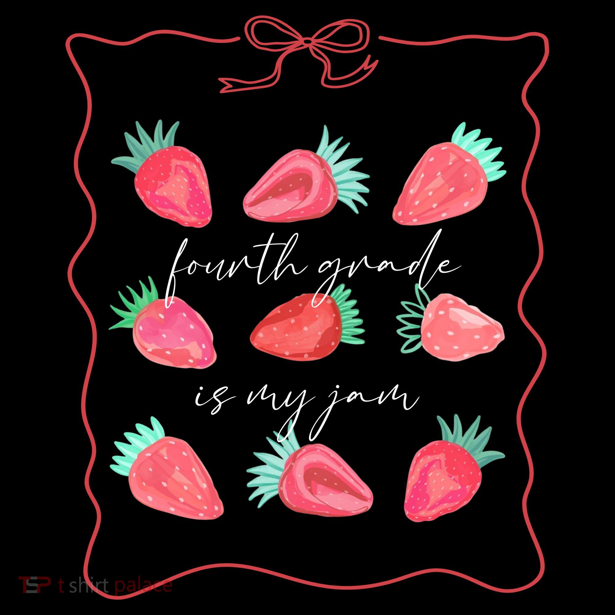 Fourth Grade Is My Jam Strawberry 4th Grade Teacher Coaster