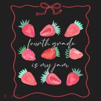 Fourth Grade Is My Jam Strawberry 4th Grade Teacher Tumbler thumb 3