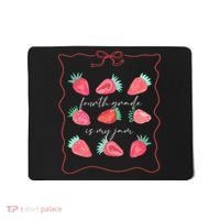 Fourth Grade Is My Jam Strawberry 4th Grade Teacher Mousepad thumb 0
