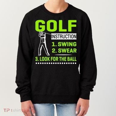 Funny Golf Instructions Women's Sweatshirt