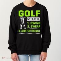 Funny Golf Instructions Women's Sweatshirt thumb 0