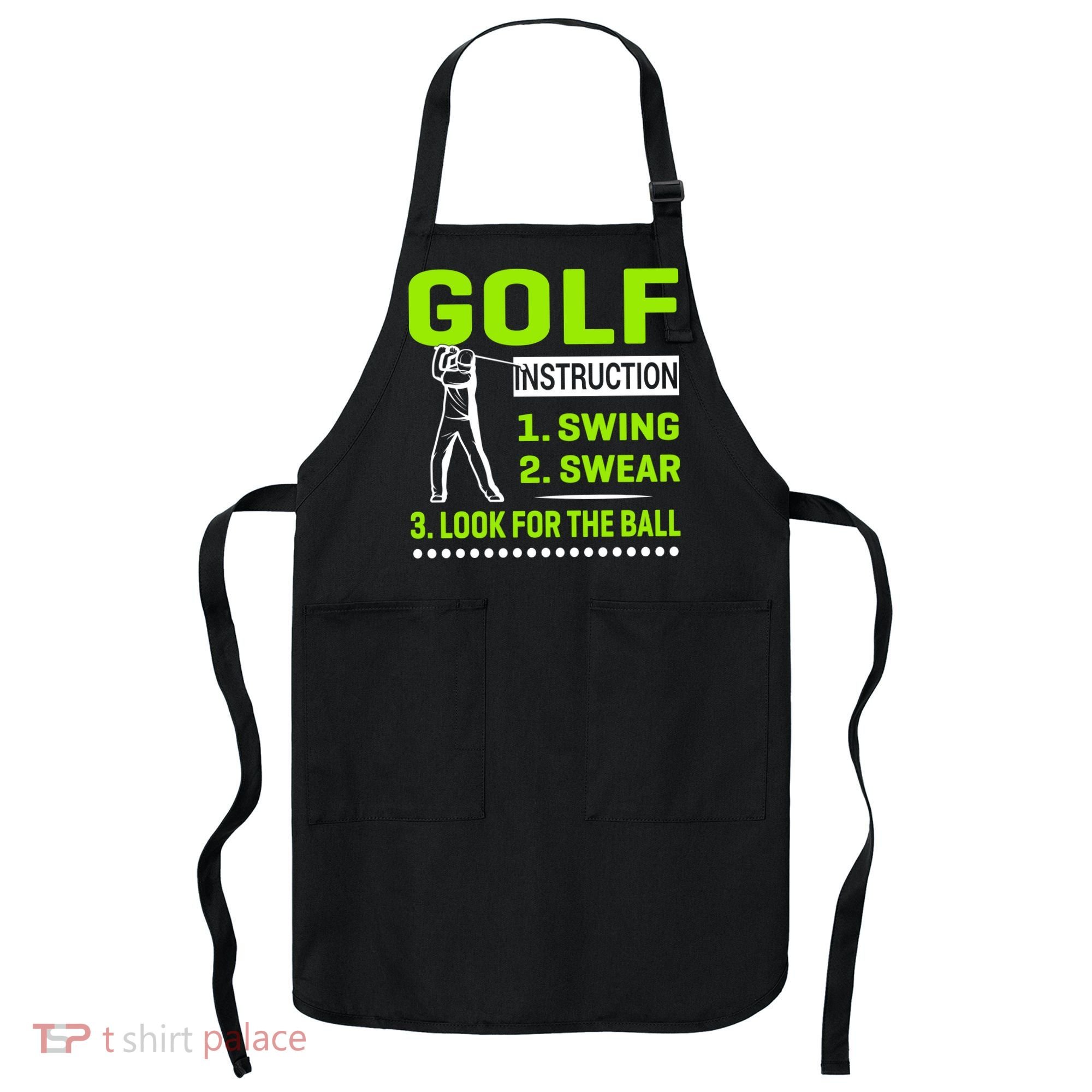 Funny Golf Instructions Apron