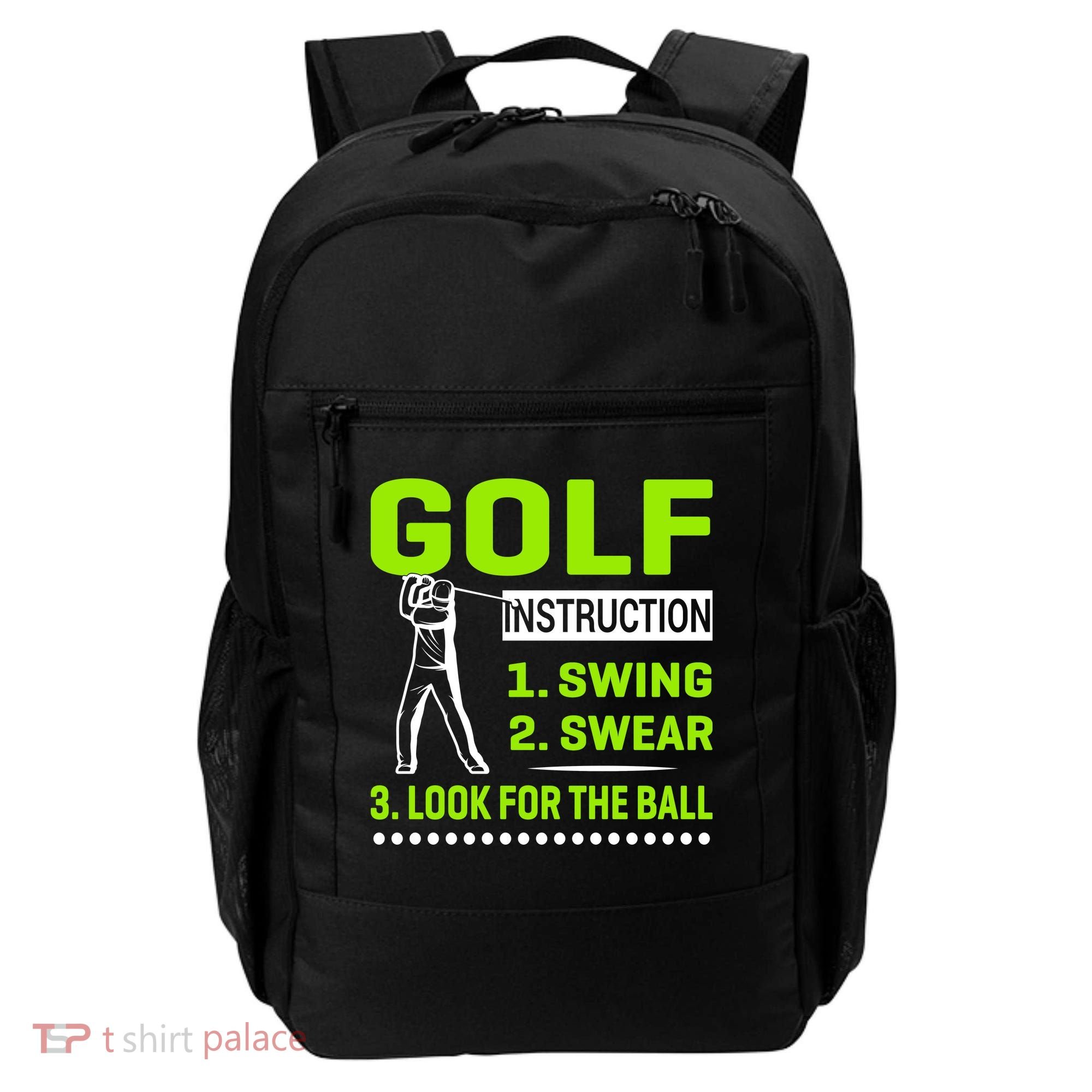 Funny Golf Instructions Backpack