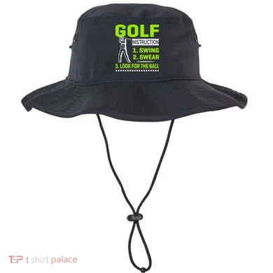Funny Golf Instructions Bucket Hat