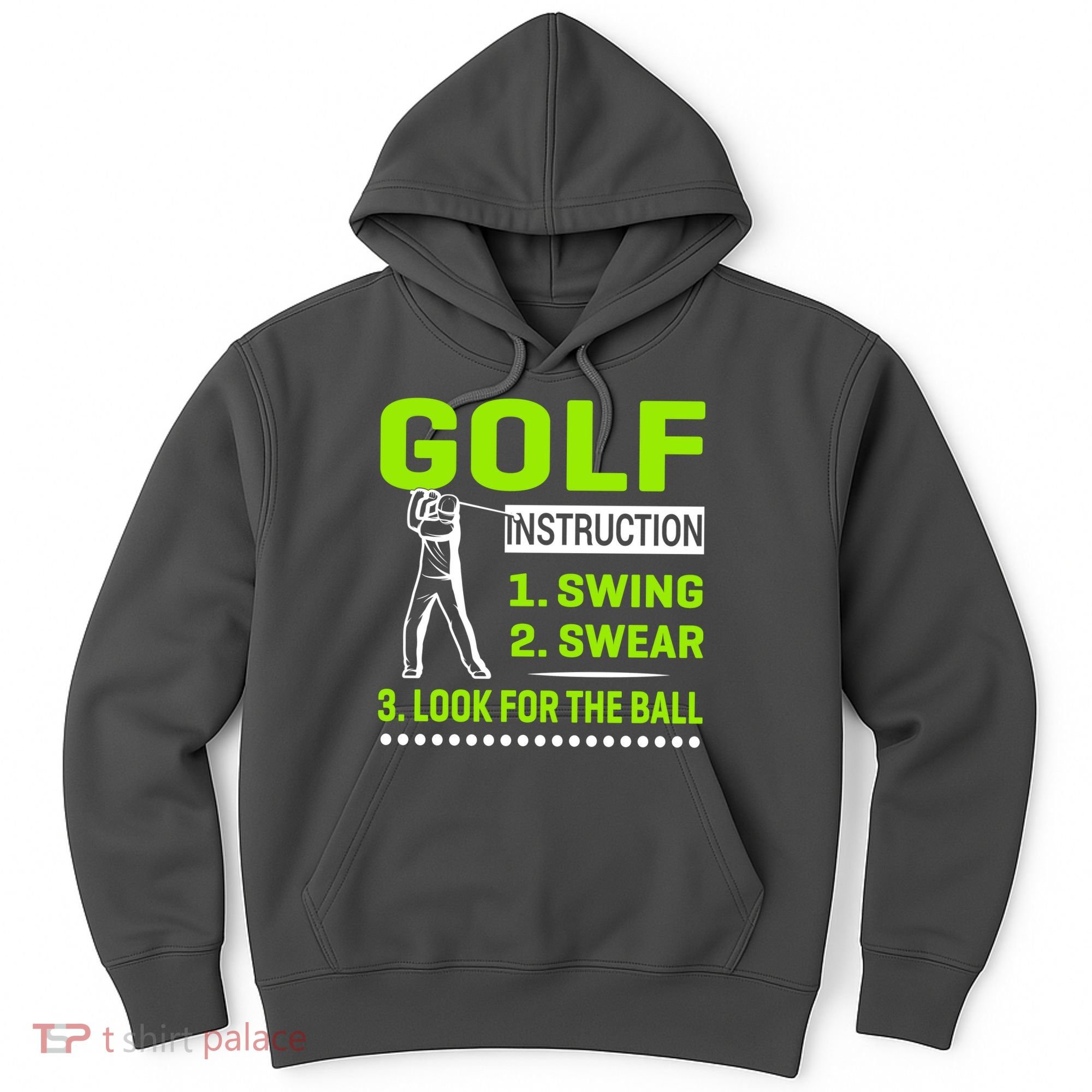Funny Golf Instructions Hoodie