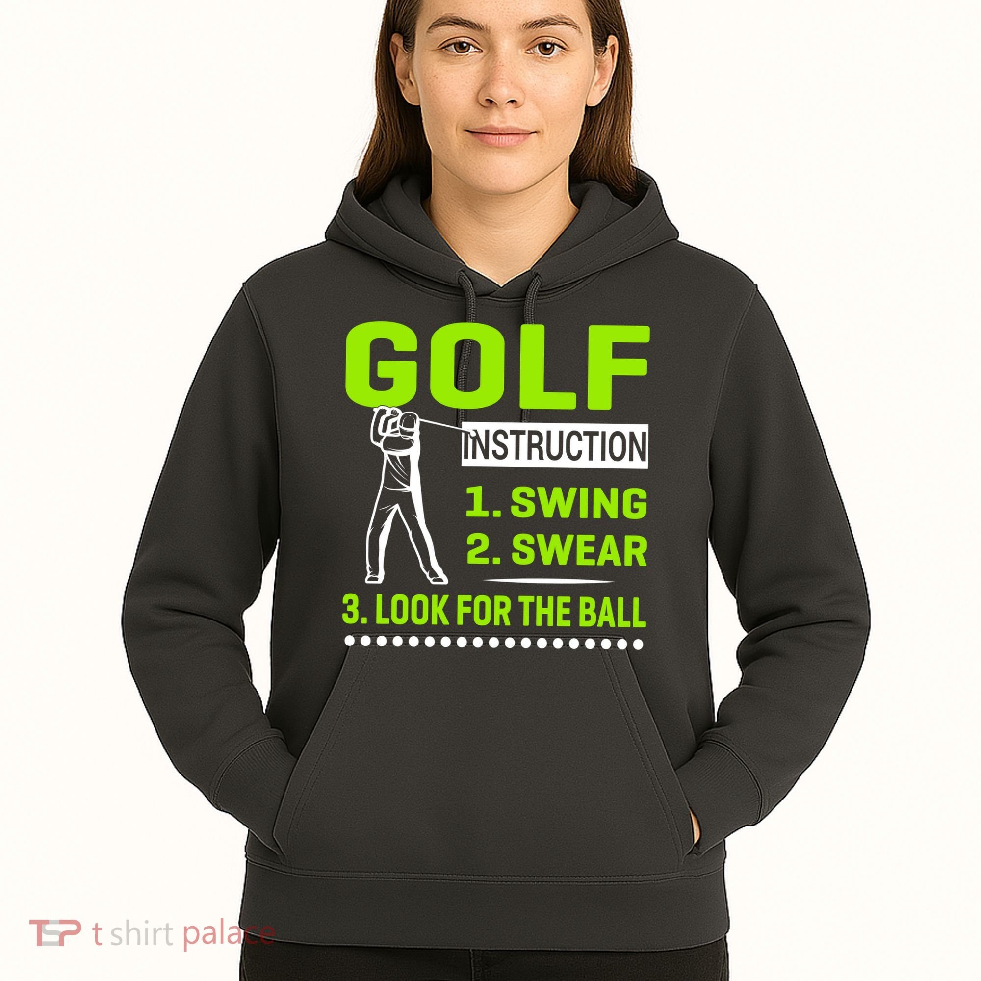 Funny Golf Instructions Hoodie
