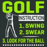 Funny Golf Instructions Hoodie thumb 7