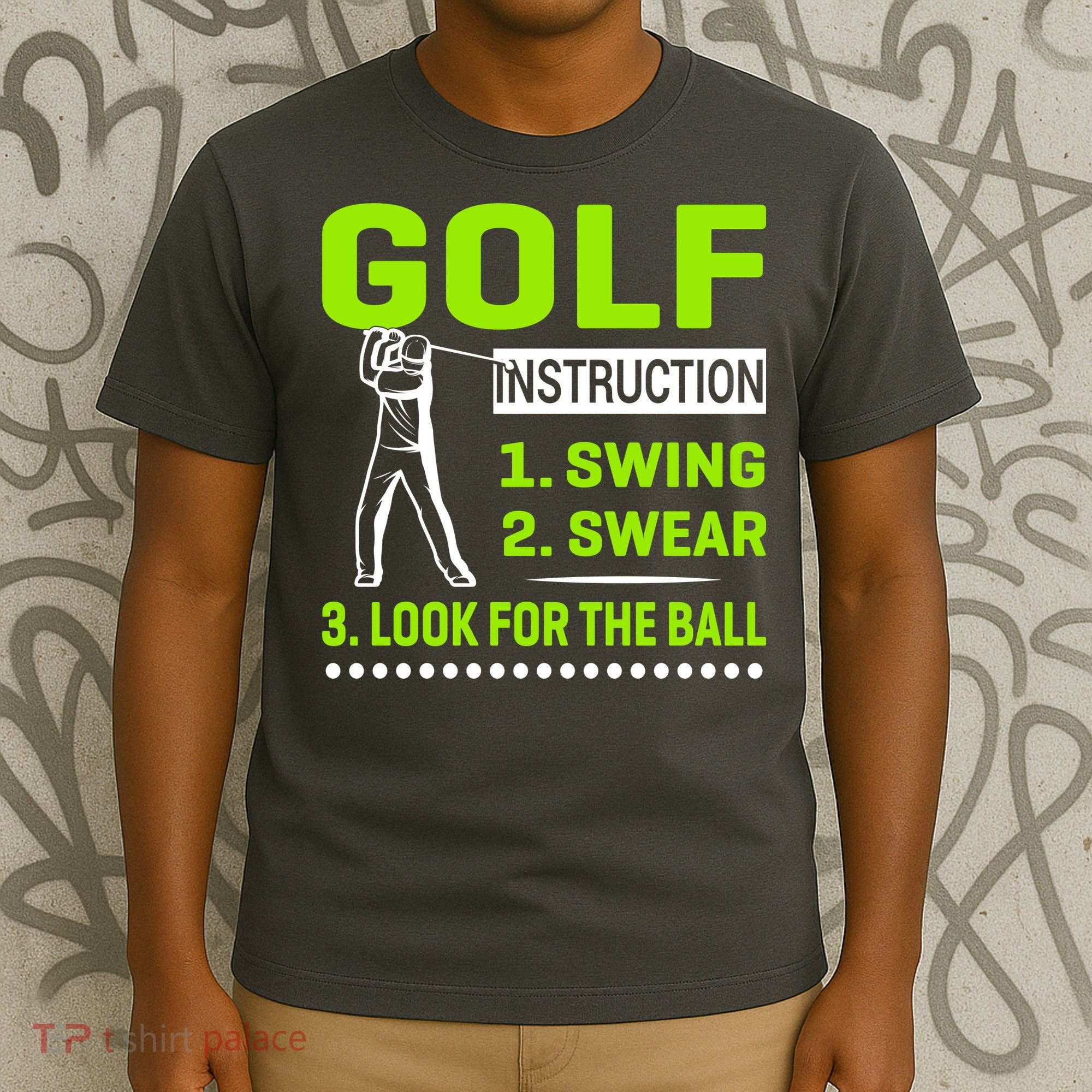 Funny Golf Instructions T-Shirt