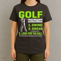 Funny Golf Instructions T-Shirt thumb 4