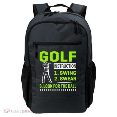 Funny Golf Instructions Backpack