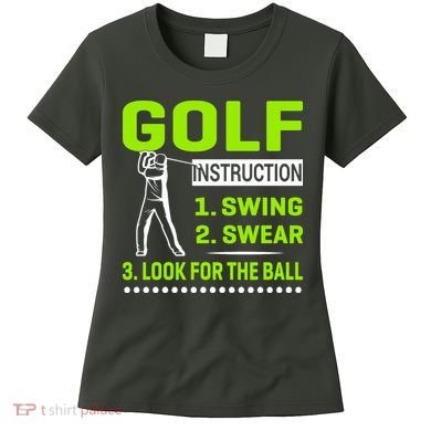 Funny Golf Instructions Women's T-Shirt
