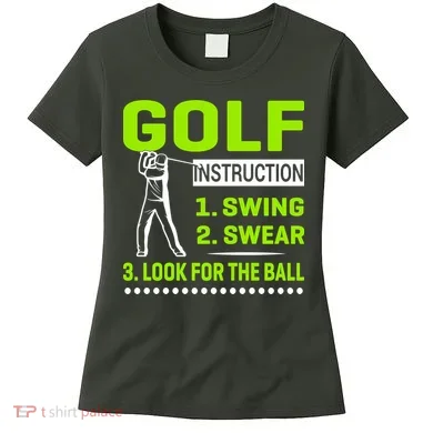 Funny Golf Instructions Women's T-Shirt